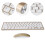 2.4G Mini Wireless Keyboard Ultra-Thin With Mouse For Home Office 3