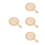 4Pcs Round Bamboo Pizza Board With Handle For Baking 8