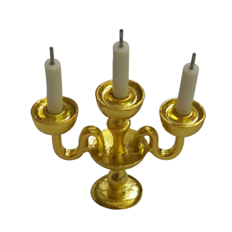 4Pcs Miniature Candle Stick Holders Doll House Scene Prop-image-OPC-PKXKQHF-NEW