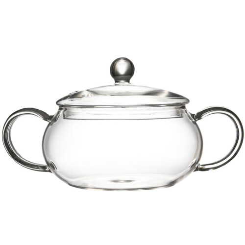 Glass Pot With Lid Heat Resistant Serving Saucepan
