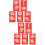 60 Pcs Chinese Style Red Envelopes Red Packets New Year Supplies 7