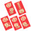 60 Pcs Chinese Style Red Envelopes Red Packets New Year Supplies 10
