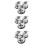 9 Pcs Drum Leg Installation Base For Floor Support Durable Alloy 4