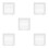 5Pcs Portable Photography Backdrop Compact White Screen For Indoor Outdoor 4