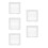 5Pcs Portable Photography Backdrop Compact White Screen For Indoor Outdoor 10