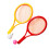 One Pair Plastic Badminton And Tennis Racket Set With Balls 1