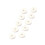 90 Pcs Piano Keyboard Felt Regulating Tool Hitch Pin 12mm Dia 1