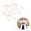 90 Pcs Piano Keyboard Felt Regulating Tool Hitch Pin 12mm Dia 6