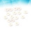 90 Pcs Piano Keyboard Felt Regulating Tool Hitch Pin 12mm Dia 7
