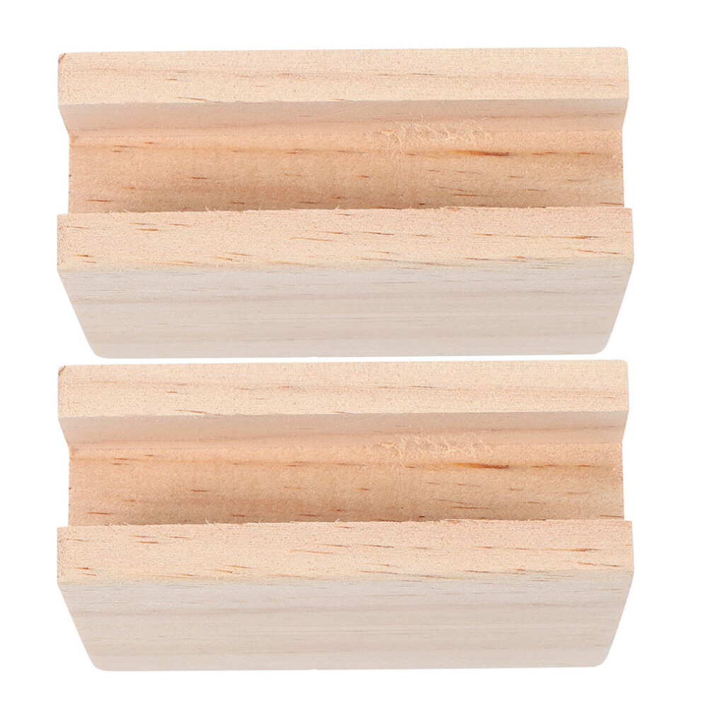 4 Pcs Wooden Furniture Risers For Bed And Table Heightening 033590343509