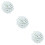 3pcs White Polished Glass Stone for Fish Tank Decor 9