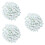 3pcs White Polished Glass Stone for Fish Tank Decor 7