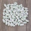 3pcs White Polished Glass Stone for Fish Tank Decor 10