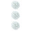 3pcs White Polished Glass Stone for Fish Tank Decor 8