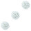 3pcs White Polished Glass Stone for Fish Tank Decor 5