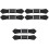 6 Pcs Toggle Buckles Artificial Belt Fasteners 3