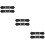 6 Pcs Toggle Buckles Artificial Belt Fasteners 9