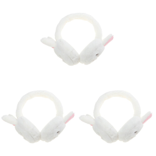 3Pcs Winter Children Ear Protector Rabbit Earmuff Plush Warmer 1