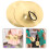 4 Pairs Professional Copper Finger Cymbals Percussion Dancing Props 9