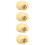 4 Pairs Professional Copper Finger Cymbals Percussion Dancing Props 8