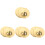 4 Pairs Professional Copper Finger Cymbals Percussion Dancing Props 2