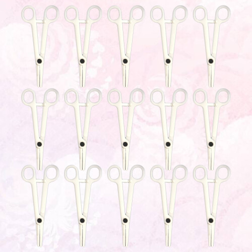 25Pcs Disposable Body Piercing Clamps Tool Supply 2