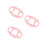 3Pcs Silicone Baby Bottle Handle Grip Pink Feeding Cover 10