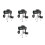 4 Sets Outdoor Monocular 80X100 For Bird Watching High Magnification 3