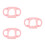 3Pcs Silicone Baby Bottle Handle Grip Pink Feeding Cover 6