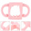 3Pcs Silicone Baby Bottle Handle Grip Pink Feeding Cover 11