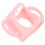 3Pcs Silicone Baby Bottle Handle Grip Pink Feeding Cover 2