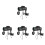 4 Sets Outdoor Monocular 80X100 For Bird Watching High Magnification 9