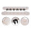 3 Sets Wood Pool Cue Rack Wall Mounted Holder For 6 Cues 11