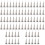 80 Pcs Shaking Head Doll Spring Base 8