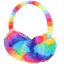 4Pcs Comfortable Plush Knitted Ear Muffs Winter Ear Protection