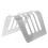 1Pc Bread Stand Display Rack Storage For Slices Breakfast Silver 3