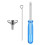 10Ensembles Kit Mini Entonnoirs Acier Inoxydable Pour Urne Crémation 1