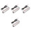 4Pcs LED Underwater Boat Light Waterproof Stainless Steel 4