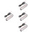 4Pcs LED Underwater Boat Light Waterproof Stainless Steel 7