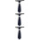 3Pcs Polyester Pre-Tie Necktie For Women Men Angel Charm 8