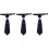 3Pcs Polyester Pre-Tie Necktie For Women Men Angel Charm 4