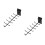 2Pcs Violin Bow Hanger Wall Mount For Erhu Bow Support Rack 7