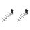 2Pcs Violin Bow Hanger Wall Mount For Erhu Bow Support Rack 8