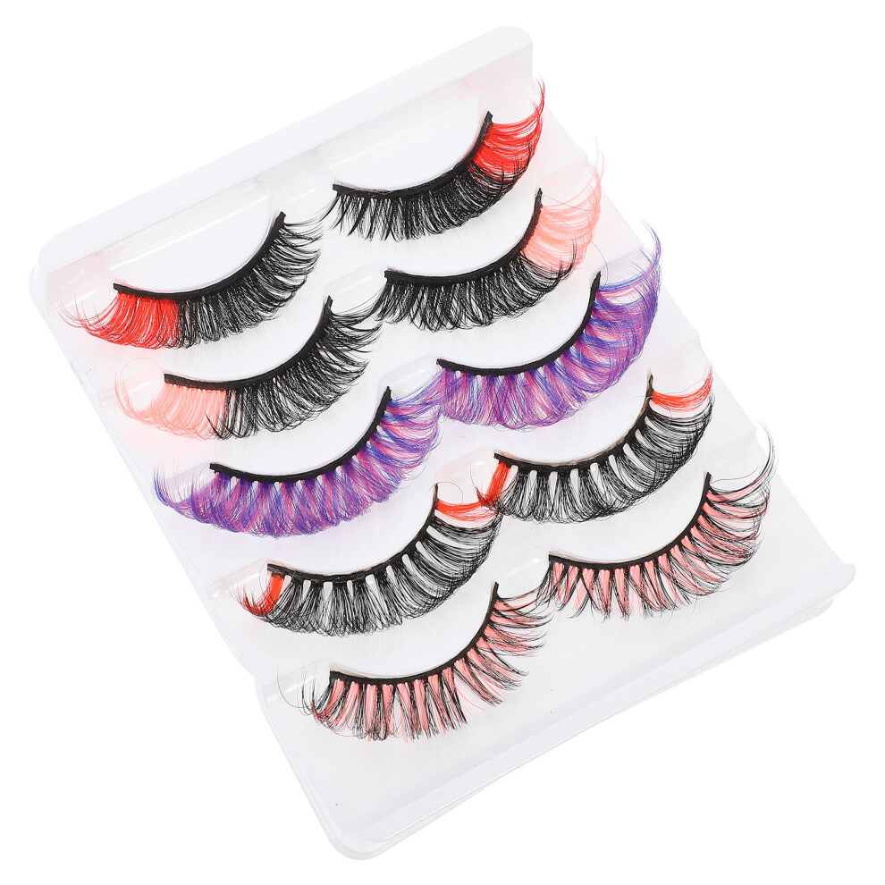 Totority 3 Boxes Fake Realistic Eyelashes Diy Grafting Vivid False Lashes