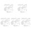 5 Sets Acrylic Quilting Templates For Sewing Crafts 4