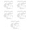 5 Sets Acrylic Quilting Templates For Sewing Crafts 9