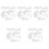 5 Sets Acrylic Quilting Templates For Sewing Crafts 5