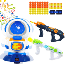 Space Robot Shooting Gun Game 2 Air Toy Guns With