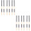 6 Pairs Bamboo Rod Drumsticks Professional Percussion Sticks 8