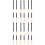 6 Pairs Bamboo Rod Drumsticks Professional Percussion Sticks 7